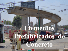 Elementos prefabricados de concreto diapositiva 1