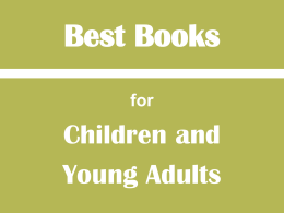 Best Books - DigitalCommons@Liberty University