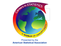 Careers in Statistics - American Statistical Association