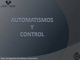 AUTOMATISMOS Y CONTROL