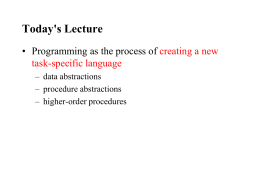 6.001 – Structure and Interpretation of Computer Programs
