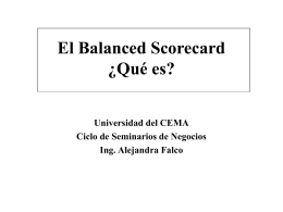 El Balanced Scorecard - UCEMA | Universidad del CEMA