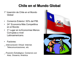 Chile en el Mundo Global