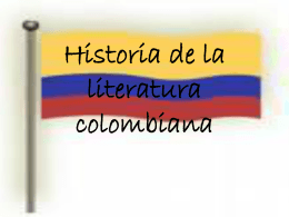 Historia de la literatura colombiana