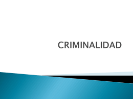 CRIMINALIDAD
