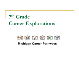7th Grade Career Explorations