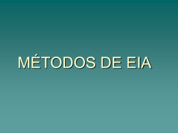 METODOS DE EIA - Sitio web de la Universidad del Azuay