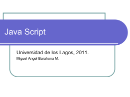 Java Script - Ingenieria 2010