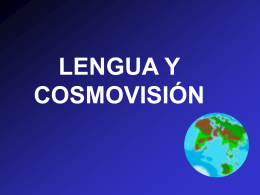 LANGUAGE AND WORLDVIEW