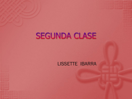 SEGUNDA CLASE