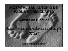 HOSPITAL SAN ANTONIO DE PADUA DE RIO CUARTO …