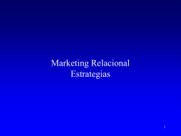 Estrategias de Marketing Relacional