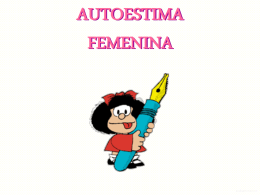 AUTOESTIMA FEMENINA