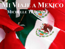 Mi viaje a la Mexico - mrazspanish / FrontPage