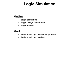 Logic Simulation 1 - Texas A&M University
