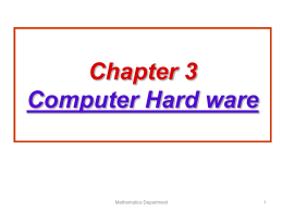 Computer Hard ware