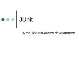 An Introduction to JUnit