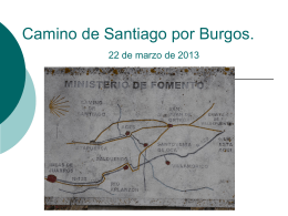 Camino de Santiago por Burgos. 22 de marzo de 2013