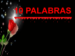 10 PALABRAS - Presentaciones del Catecismo