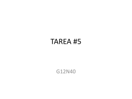 TAREA #5