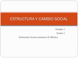 ESTRUCTURA Y CAMBIO SOCIAL