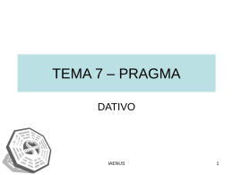 TEMA 7 – PRAGMA