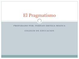 El Pragmatismo - Ferniortega's Blog | Just another