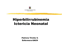 Hiperbilirrubinemia Ictericia Neonatal