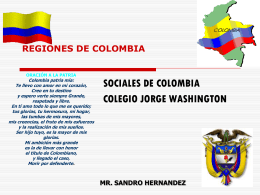 REGIONES DE COLOMBIA