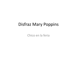 Disfraz Mary Poppins