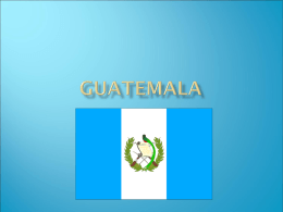 Guatemala - The University of North Carolina at Chapel …