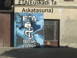 ETA(Euskadi Ta Askatasuna)