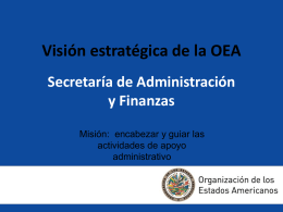 Insertar texto aqui - OAS :: Department of Conferences …