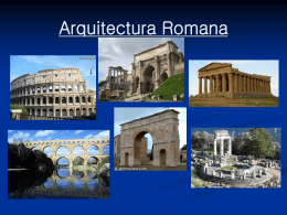 La Arquitectura romana