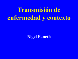 Disease Transmission and Context