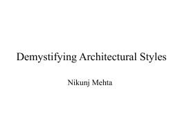 Demystifying Architectural Style