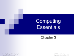 Computer Essentials