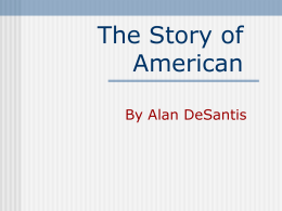 The Story of American - University of Kentucky