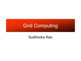 Grid Computing - Department of Electrical Engineering …