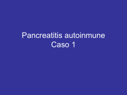 Pancreatitis autoinmune Caso 1