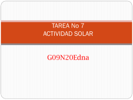 TAREA No 7 ACTIVIDAD SOLAR