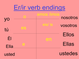 E-> ie verbos-
