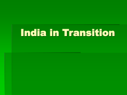 India in Transition - Ohio State University