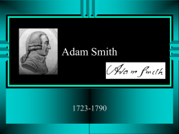Adam Smith - University of North Texas