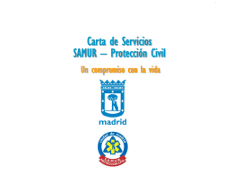 CARTA DE SERVICIOS SAMUR - Inicio