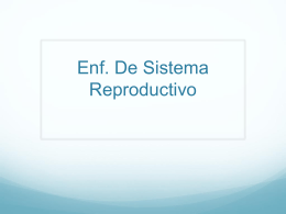 Enf. De Sistema Reproductivo