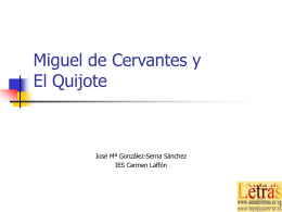 Miguel de Cervantes (1547