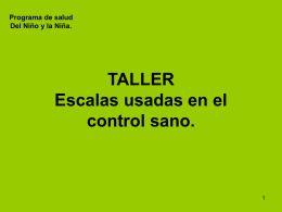 TALLER Control Sano.