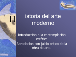 Historia del arte moderno
