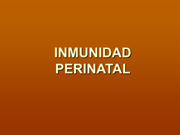 INMUNIDAD PERINATAL - Facultad de Ciencias Veterinarias